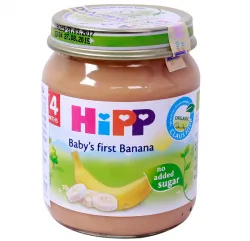 Dinh dưỡng đóng lọ HiPP cháo sữa chúc ngủ ngon chuối sữa 190g